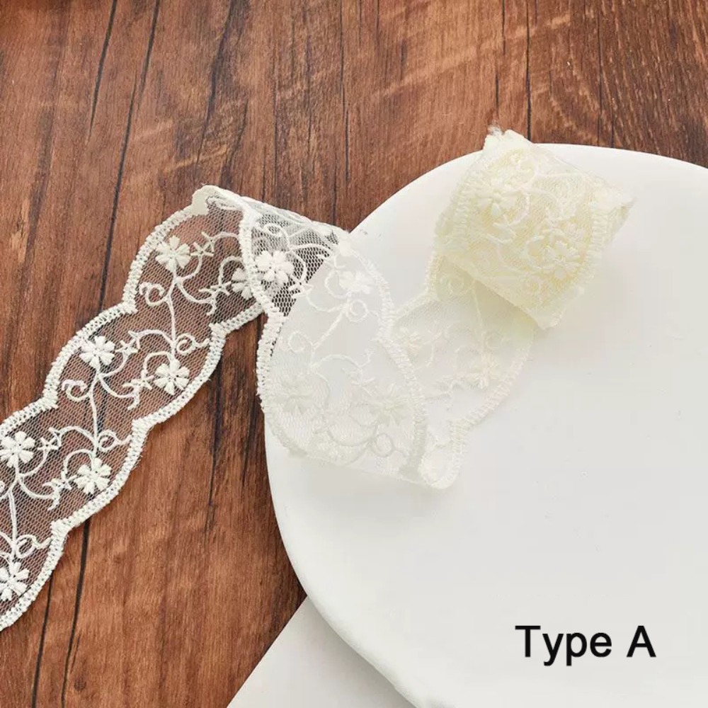 Fringe Ribbon Sewing - 5 Yards Reine Baumwolle Nähband Weiße