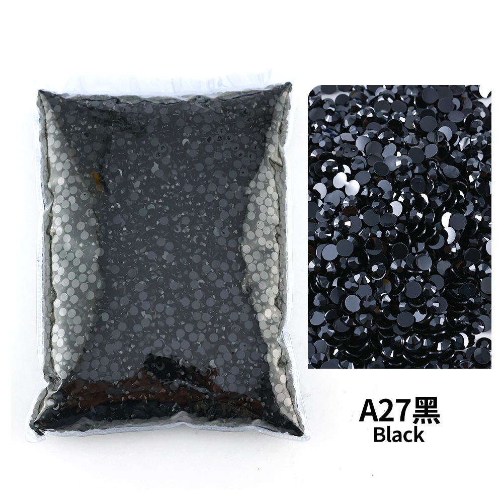 Hotfix Rhinestone Sheet - Alle schwarzen Serien Großhandel Bulk Resin