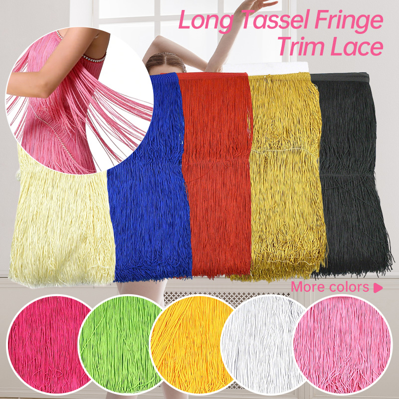 Fringe Ribbon Sewing - 1-5 Meter 50 cm lange Fransen-Quastenbänder
