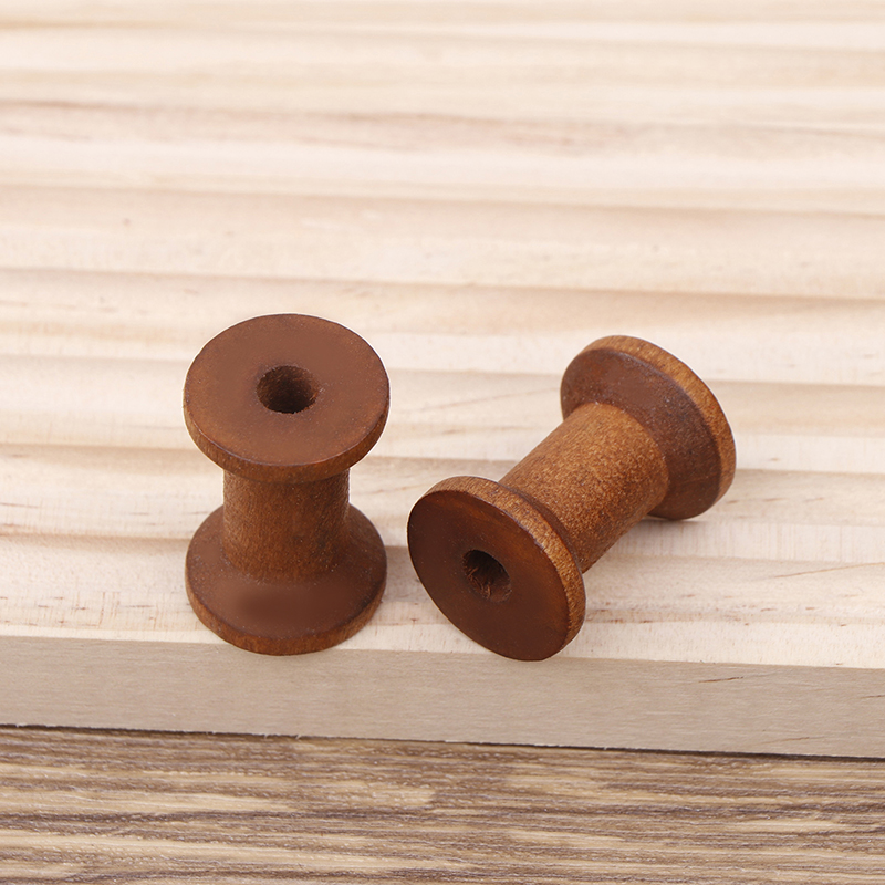 10Pc Vintage Holz Spulen DIY R – Organza Ribbon Spool Bewertung und Preis