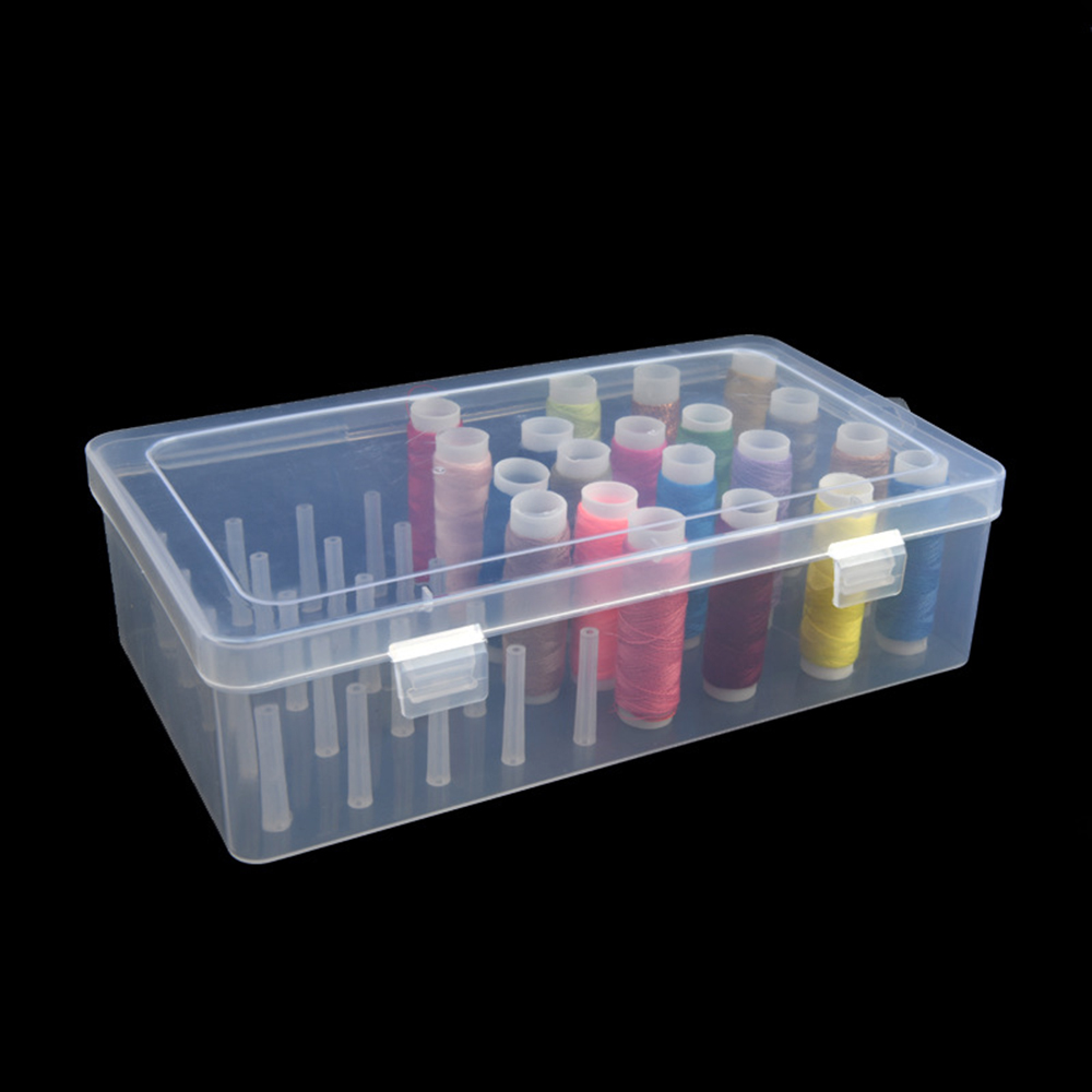 Neue Nähgarn-Box, 42 Stück, Sp – Craft Embellishment Storage Bewertung und Preis