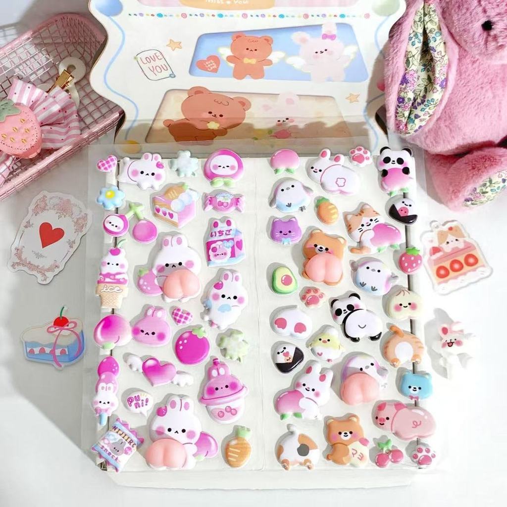 1 Blatt Puffy Bunny 3D-Blasena – Craft Embellishment World Bewertung und Preis