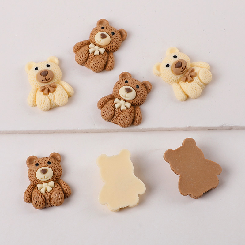 10/30/50 Stück Harz-Teddybär-C – Embellishments For Scrapbooking Bewertung und Preis